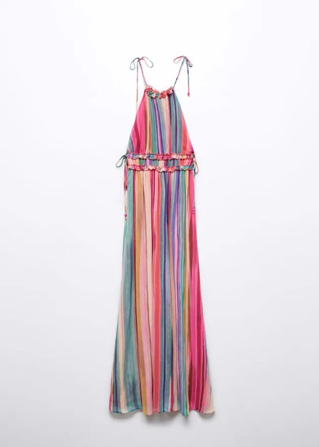 Striped long dress