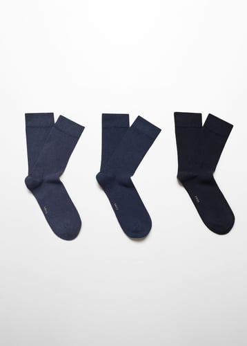 Pack of 3 cotton socks