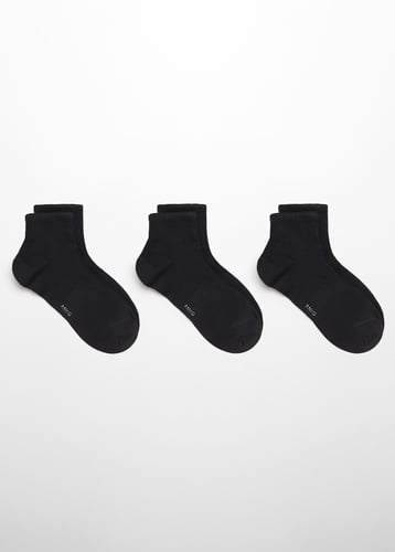 3-pack of ribbed cotton socks