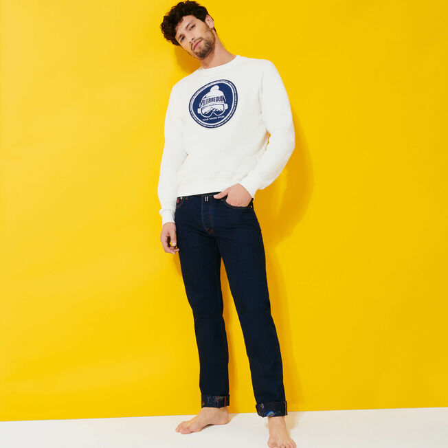 Men 5-Pockets printed Denim Pants Neo Medusa