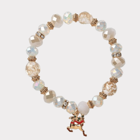 Happy Holidays Stretch Bracelet
