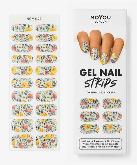 MOYOU LONDON GEL STRIPS SEMI-CURED NAIL WRAPS