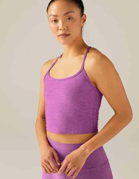 Spacedye Slim Racerback Cropped Tank