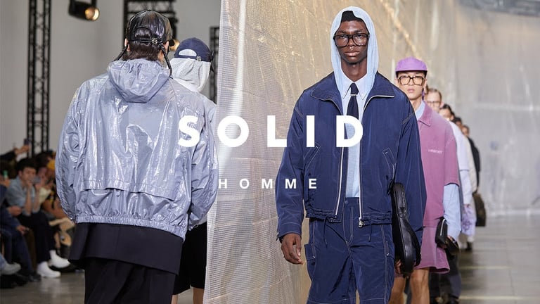Collection Solid Homme Printemps-Été 2024 - Semaine de la mode masculine de Paris