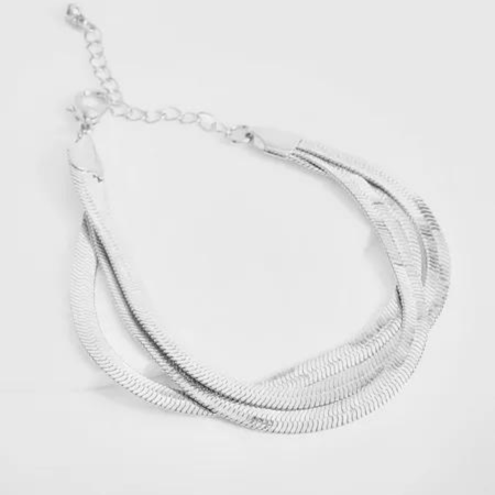 Triple Snake Chain Chunky Bracelet