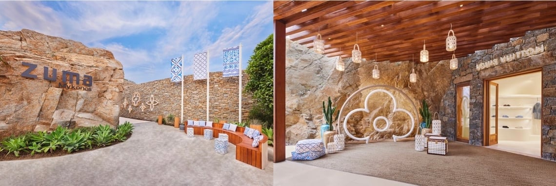 Zuma Mykonos announces exclusive partnership with Louis Vuitton for 2023 summer season