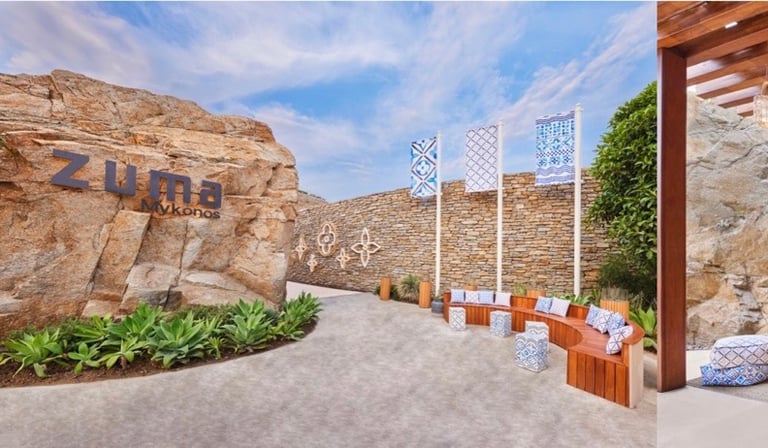 Zuma Mykonos anuncia parceria exclusiva com a Louis Vuitton para a época de verão de 2023