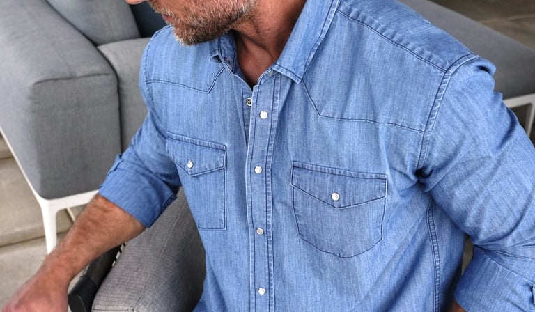 Menswear Goes West With Sophisticated Twist On Classic Pearl Snap Shirts