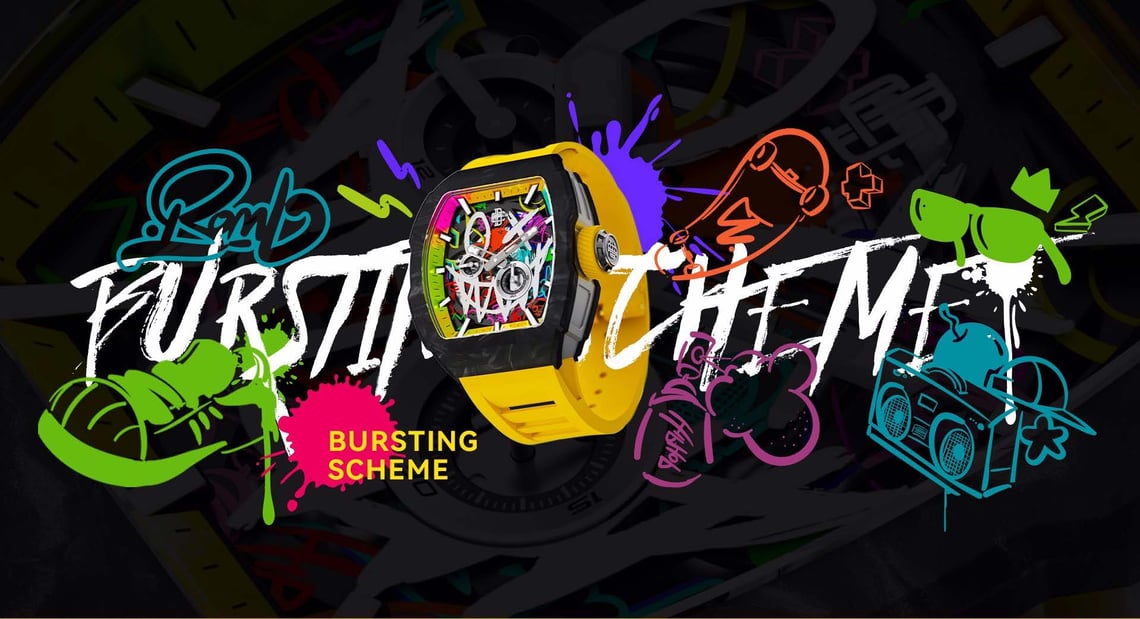 Summer Limited Graffiti Watch 'Bursting Scheme' Release