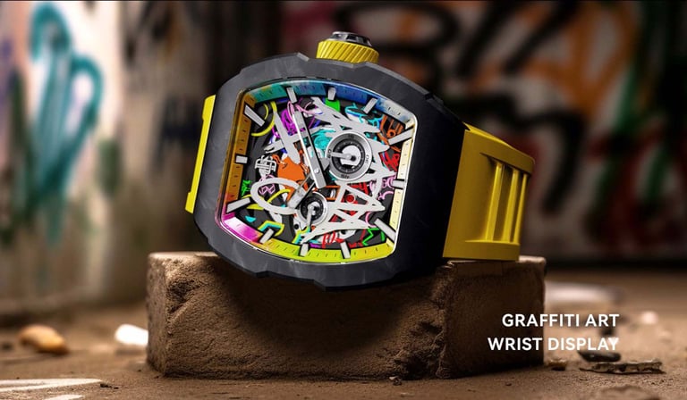 Summer Limited Graffiti Watch 'Bursting Scheme' Release