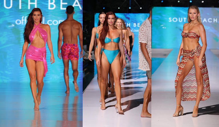 South Beach auf der Miami Swim Week 2023