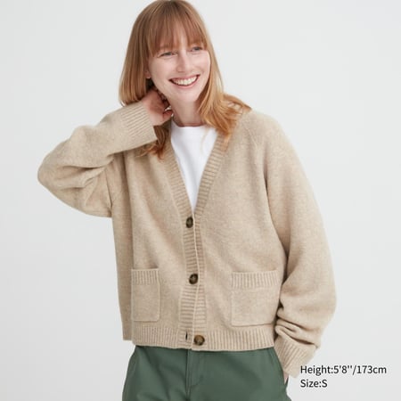 Souffle Yarn Long Sleeve Short Cardigan