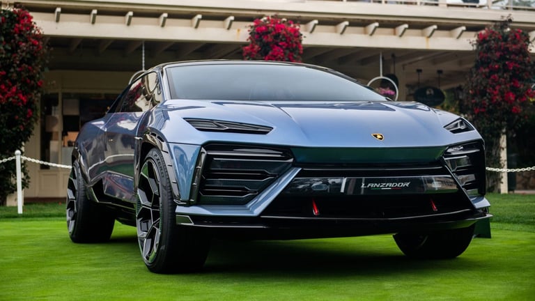 Lamborghini presented at the 72nd Pebble Beach Concours d’Elegance with the Lanzador