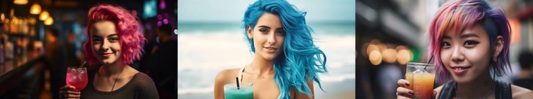The Cocktail-Inspired Hair Aesthetic That's Turning Heads
