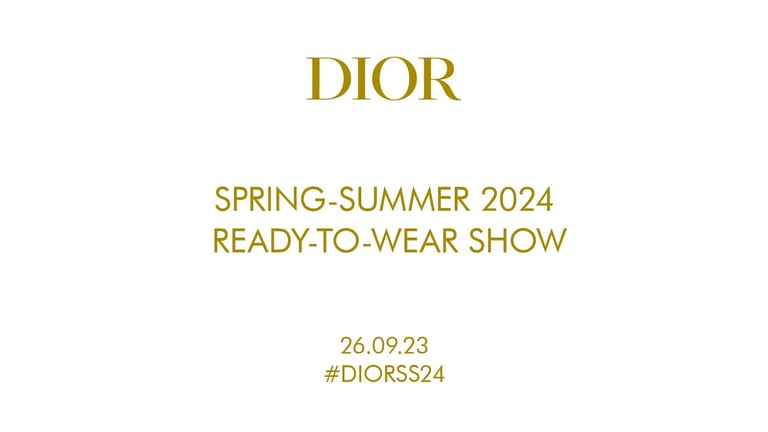 Christian Dior Spring Summer 2024 Collection