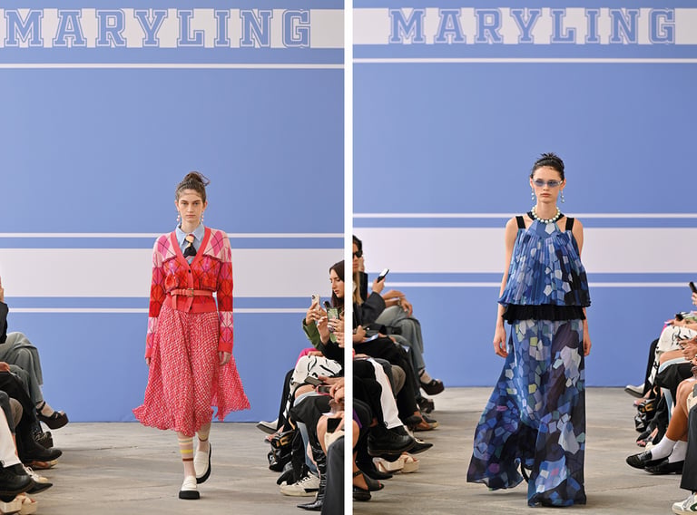 米兰时装周上的 MARYLING 24 春夏系列