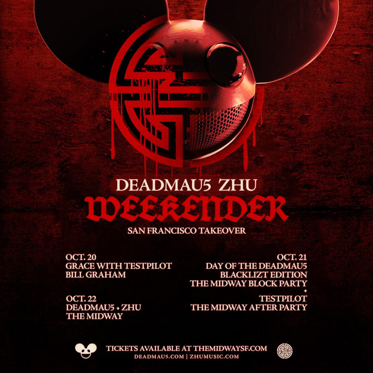 eadmau5 and ZHU Team Up for Trio of San Francisco Shows this October