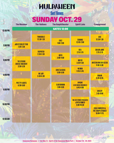 Hulaween's immersive Art Experience Spirit Lake