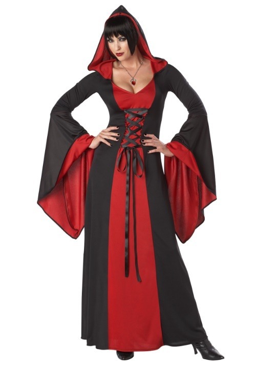 Deluxe Hooded Robe Costume for Women