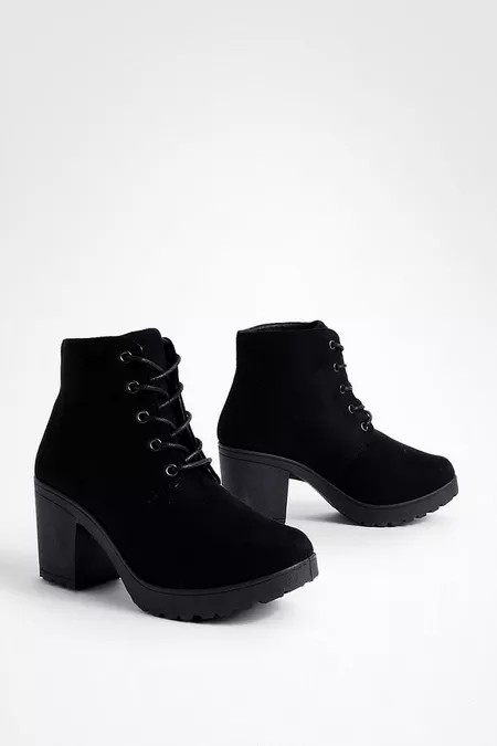 Chunky Heel Booties