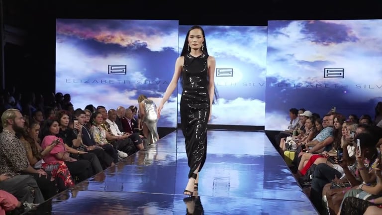 Designer Elizabeth Silva at LA Fashion Week 2023