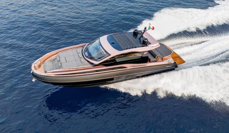 Christian Grande breaks the molds of yacht design with the new rib Rebel 50