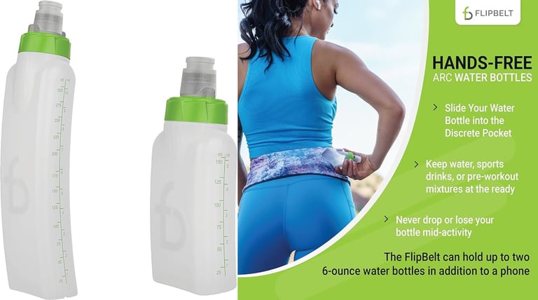FlipBelt Arc Water Bottle Bundle
