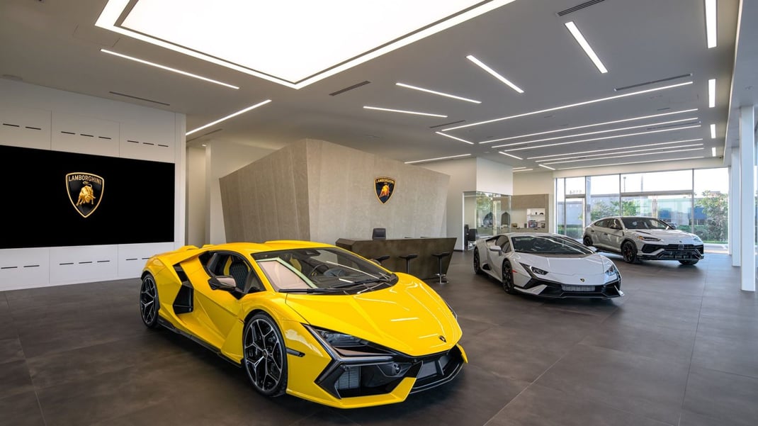 Lamborghini showroom in Naples, Florida 1