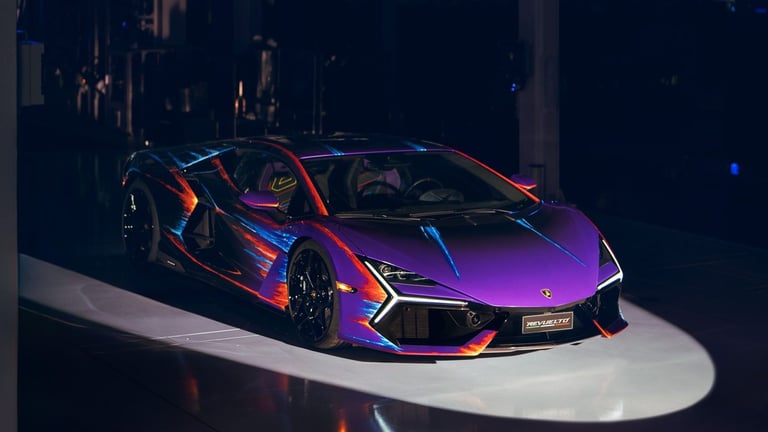 One-off Lamborghini Revuelto 'Opera Unica' makes its debut during Art Basel Miami Beach 2023