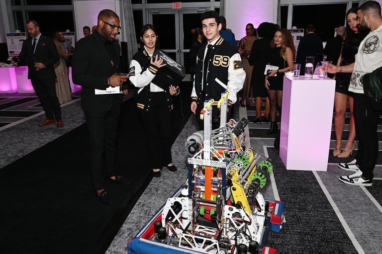 A STEM-azing Twist with will.i.am at Art Basel: 2023 FIRST Inspire Gala Lights Up Miami's Night Sky!