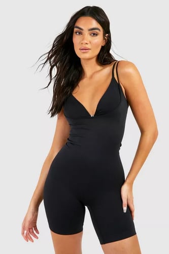 SEAMLESS CONTROL SHAPING UNDER BUST LEOTARD