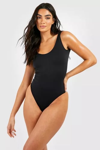 SEAMLESS SHAPING CONTROL LOW BACK BODYSUIT