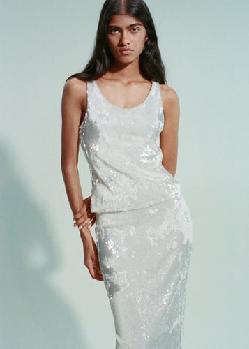 Sequin skirt