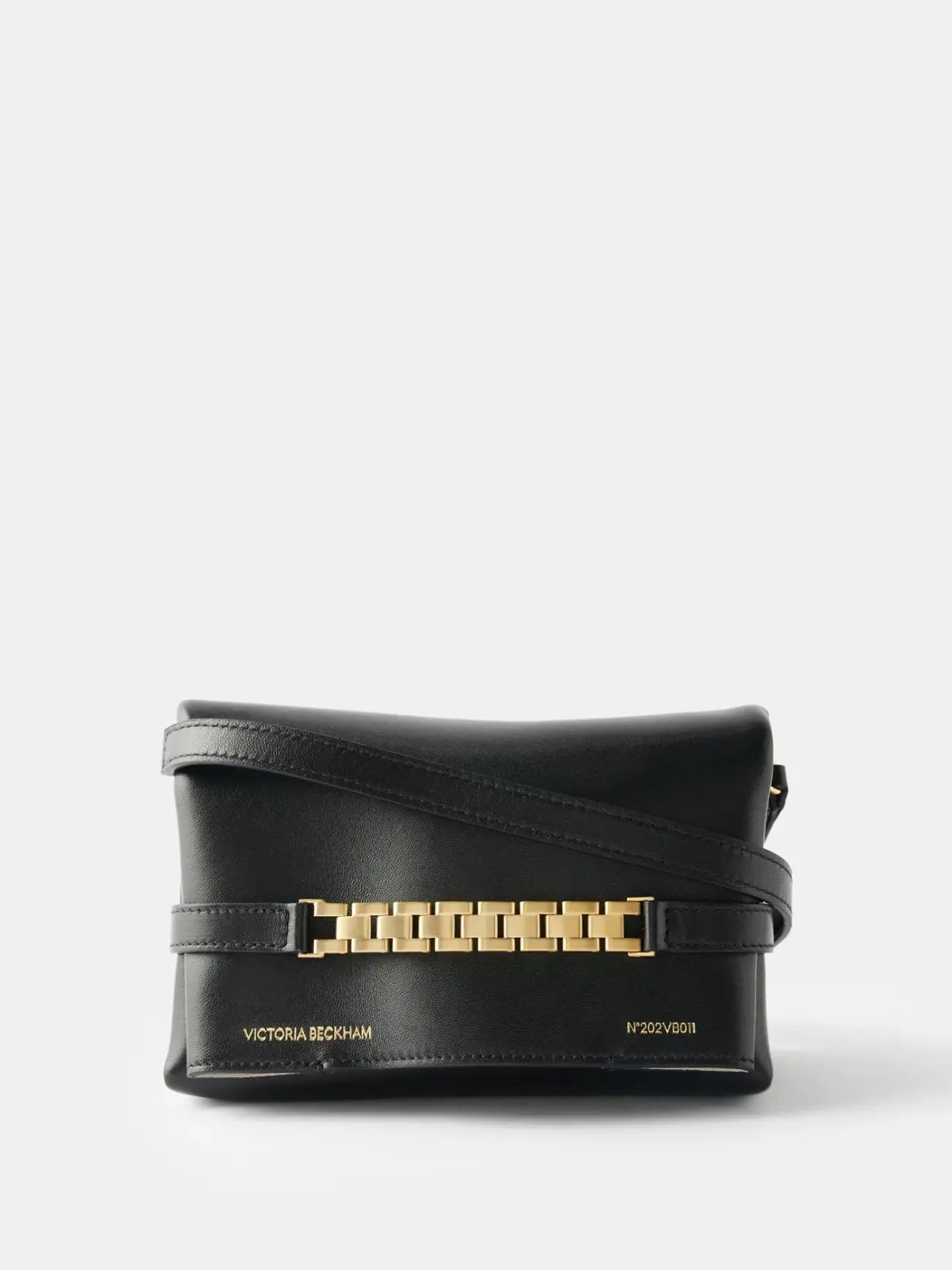 Victoria Beckham Chain Pouch mini leather clutch bag