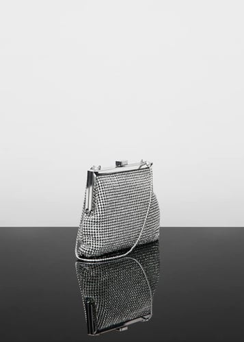 Crystal clutch bag