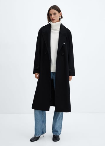Oversize wool coat