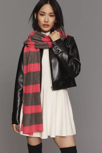 White + Warren Cashmere Rainbow Scarf