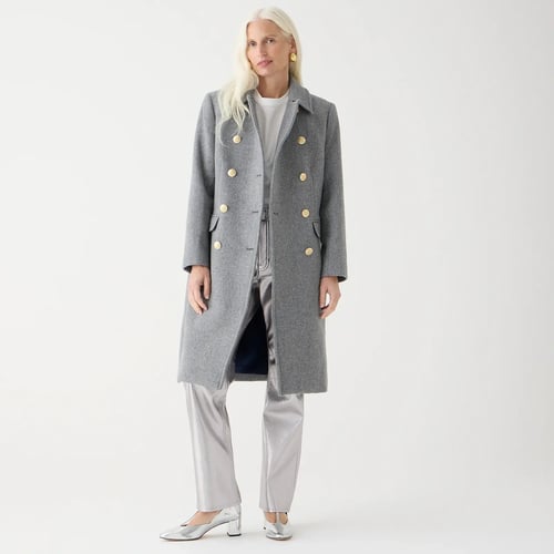 Warwick topcoat in Italian stadium-cloth wool blend