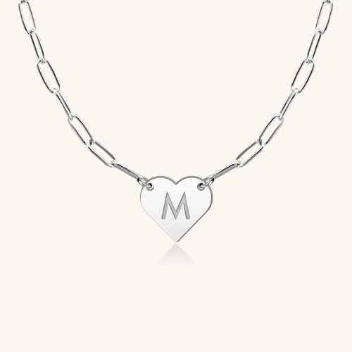 I Love You Little Heart Block Initial