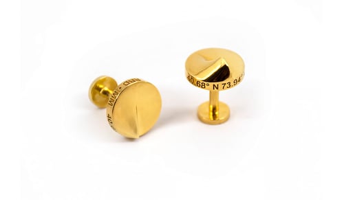 Heliodon Cuff Links in Gold