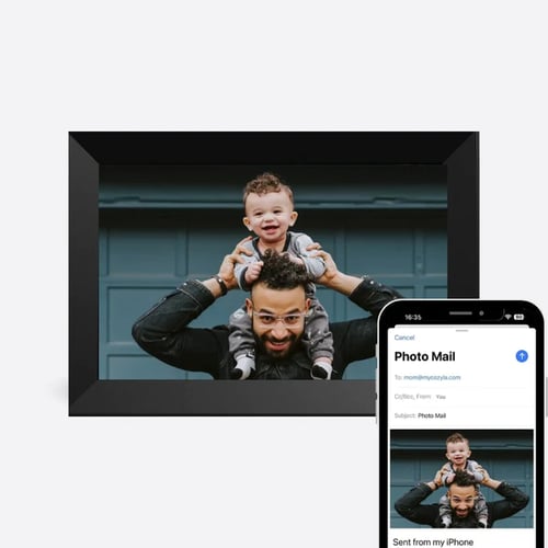 Touch Screen Digital Frame - Black