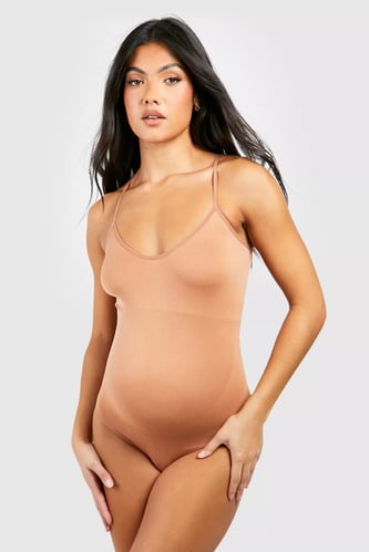 MATERNITY BUMP SUPPORT SCULPT SHAPEWEAR BODYSUIT