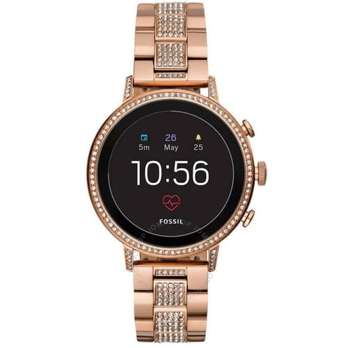 FOSSIL Venture Crystal Black Dial Ladies Watch