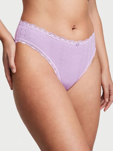 Stretch Cotton High-Leg Brief Panty