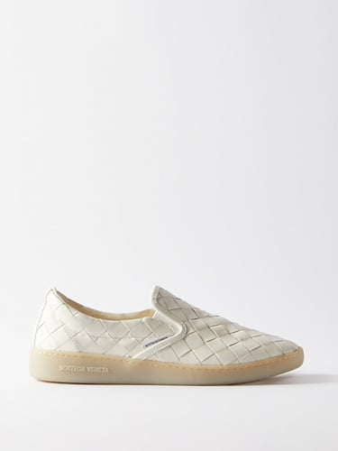 Bottega Veneta Sawyer Intrecciato-leather slip-on trainers