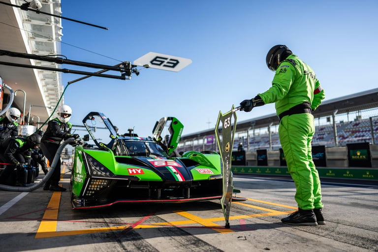 Lamborghini SC63's Historic Debut at FIA WEC Season Opener