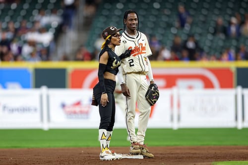Cactus Jack Foundation's Star-Studded HBCU Celebrity Softball Classic Hosted by Travis Scott 1-