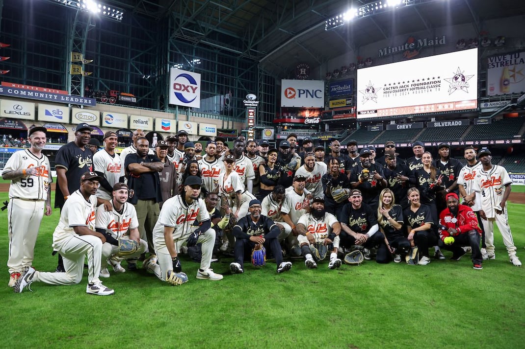 Cactus Jack Foundation's Star-Studded HBCU Celebrity Softball Classic Hosted by Travis Scott 1-
