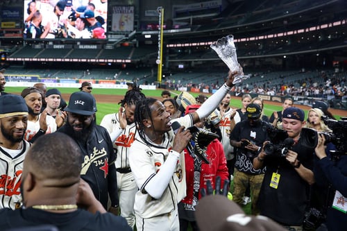 Cactus Jack Foundation's Star-Studded HBCU Celebrity Softball Classic Hosted by Travis Scott 1-