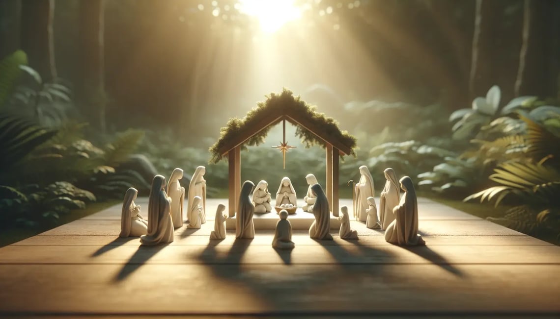 Celebrating Holiday Simplicity with Outdoor Nativity Displays